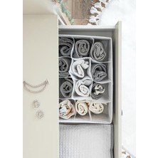 Skygo 12 Bölmeli Çekmece Düzenleyici Organizer – Çorap, Iç Çamaşırı ve Takı Düzenleyici KUTUSU-31X25X12 cm