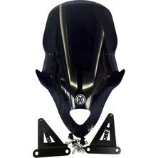 GMS Mondial Drift L 125 Ön Siperlik Camı Siyah 42 cm