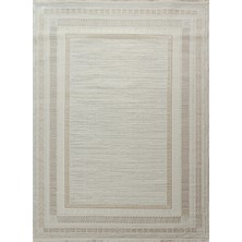 Sultan Halı Agah KF406 Krem-Vizon (Desenli Bordür))
