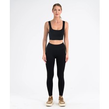 Leepsy Form Seamless Desensiz Düz Spor Tayt