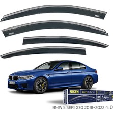 Niken BMW 5 Serisi G30 2018-2022 Arası Kromlu Cam Rüzgarlığı