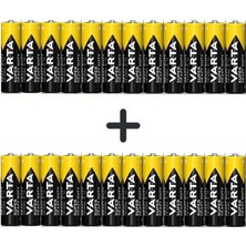 Varta Super Heavy Duty AA Kalın Pil Paketi 24 Adet 1,5 V Tek Kullanımlık Çinko Piller