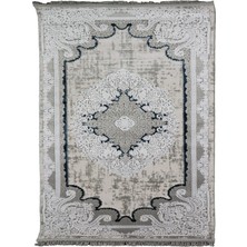 Sultan Halı Nostalji Seri Gri Klasik Motifli Altı Kaymaz Makine Dokuma Halı | 13631
