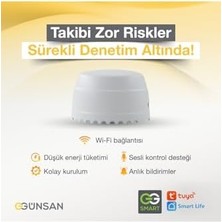 Skygo Akıllı Wifi Su Kaçağı Dedektörü (Zemin) & Smart Life Uyumlu