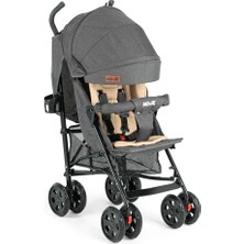  Strong Baston Bebek Arabası Antrasit Siyah