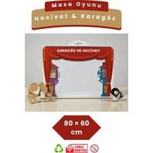 Lapin Eğitim Hizmetleri Hacivat & Karagöz Sahnesi Işıklı 80×60 cm