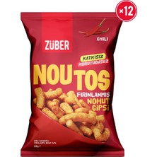 Züber Noutos Chili Fırınlanmış Nohut Cipsi 55g x 12 Adet