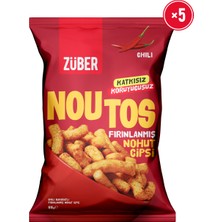 Züber Noutos Chili Fırınlanmış Nohut Cipsi 55g x 5 Adet