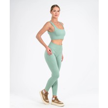 Leepsy Form Seamless Desensiz Düz Spor Tayt
