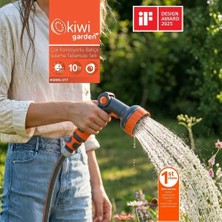 Kiwi Garden KGWG-217 Çok Fonksiyonlu Bahçe Sulama Tabancası Seti