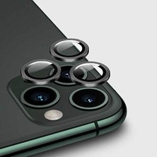 Skygo 12 Pro Max ile Uyumlu Kamera Lens Koruyucu Çerçeveli Koruyucu Cl-02 Gri