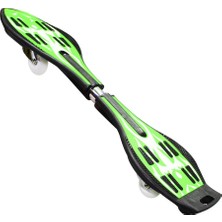 Delta Waveboard Dizayn Kaykay 2 Teker Çocuklar İçin Yeşil Desenli Dayanıklı Malzeme