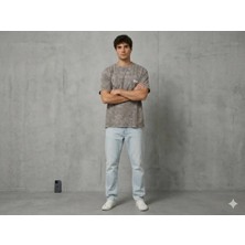 Swtd Desenli Oversıze Tshirt