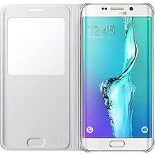 Skygo Galaxy S6 Edge Plus Kılıf S View Cover Orjinal EF-CG928PWEGTR Beyaz (Outlet)