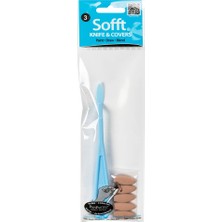 Panpastel Sofft Knife Covers Oval Set No:3 (Spatül ve Oval Sünger Başlıklar) 6 Parça