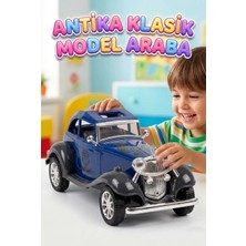 Farbu Oyuncak 20CM Sürtme Mekanizmalı Antika Klasik Model Detaylı Tasarımlı Oyuncak Araba