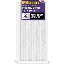 Skygo 14X30X1, Ac Fırın Hava Filtresi, Mpr 1500, Healthy Ultra Alerjen, 2'li Paket (Tam Ölçüler 13,81 x 29,81 x 0,78)