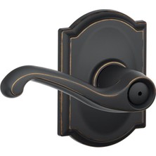 Skygo (Privacy, Aged Bronze) - F40 Fla 716 Cam Camelot Flair Privacy Lever, Aged Bronze