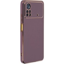 Eco Port Xiaomi Poco X4 Pro 5g Kılıf Volet Silikon - Mor