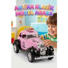 Farbu Oyuncak 20CM Sürtme Mekanizmalı Antika Klasik Model Detaylı Tasarımlı Oyuncak Araba
