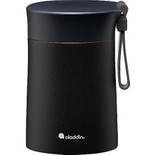 Skygo Aladdin Bistro Thermavac Paslanmaz Çelik Yemek Termosu, 0.40 Lt, Siyah