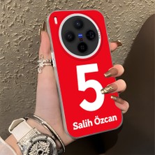 HONTINGA Vivo X300 ile Uyumlu Kılıfı Silikon Kenar Sert Arka Düşüme Önleyici Basitlik Anti Düşme Kamera Korumali Dünya Kupası 5 Numara Salih Özcan Desen Telefon Kılıfı K1-1208