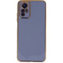 Eco Port Xiaomi Redmi Note 12S Kılıf Volet Silikon - Mavi