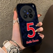 HONTINGA Vivo X200 Pro ile Uyumlu Kılıfı Silikon Kenar Sert Arka Düşüme Önleyici Basitlik Anti Düşme Kamera Korumali Dünya Kupası 5 Numara Salih Özcan Desen Telefon Kılıfı K1-1208
