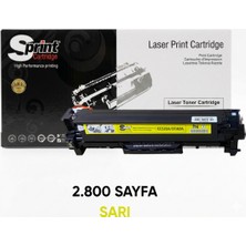 Sprint S-Print Gold Serisi CC532A / CE412A / CF382A / CRG-718 Sarı Toner (2.8k*)