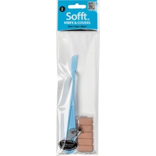 Panpastel Sofft Knife Covers Flat Set No:2 (Spatül ve Düz Sünger Başlıklar) 6 Parça