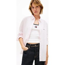 Tommy Hilfiger Kadın Tjw Regular Fit Poplin Gömlek