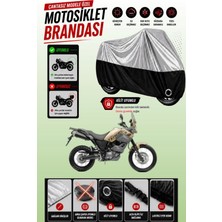 Cemku Twin Üst Gri - Alt Siyah Yamaha Xtz 660Z Tenere Uyumlu Motor Brandası, Arka Çanta Uyumsuz