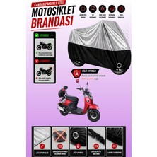 Cemku Twin Üst Gri - Alt Siyah Kuba Trendy Xc 50 cc Uyumlu Motor Brandası, Arka Çanta Uyumsuz
