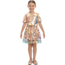 Hause Kids 3-7 Yaş Bhirtday Happy Kız Çocuk Takım-Pembe