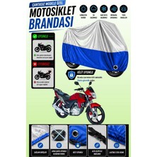 Cemku Twin Üst Gri - Alt Mavi Bisan Tornado Fkt 150 Uyumlu Motor Brandası, Arka Çanta Uyumsuz