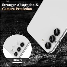 Skygo Galaxy A24 / A34 / A14 / Ile Uyumlu 3 Parça Kamera Lens Koruyucu Cam Kamera Koruma, Gümüş