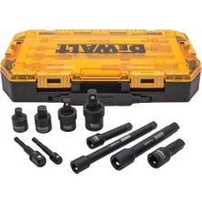 Skygo Dewalt Driver Socket Adapter Set, 10-Piece 3/8" & 1/2" Drive Metric (DWMT74741)