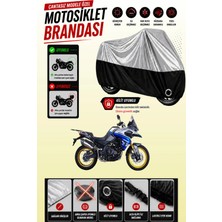 Cemku Twin Üst Gri - Alt Siyah Voge 525 Dsx Uyumlu Motor Brandası, Arka Çanta Uyumsuz
