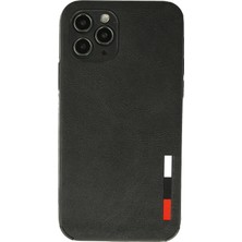 Mey Ithalat®   Iphone 11 Pro Max Kılıf Loop Deri Silikon - Siyah