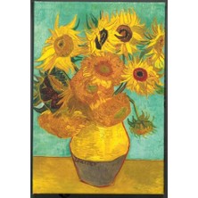 Deffter Art Of World Van Gogh Sun Flowers 14X20 Sert Kapak Çizgili Defter 64577-0