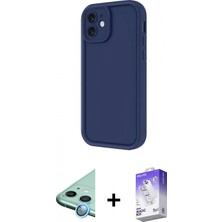 Pileli Store Pilelistore™ iPhone 11 Kılıf Yankı Yansıma Özel Seri - Siyah Bilvis 5in1 3D Magic Cam Ekran Koruyucu + Raze Metal Kamera Lens - Mı
