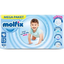 Molfix Mega Paket Bebek Bezi 5 Beden 11-18 kg 100 Adet