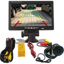 Exvol 7 Inc Hd Araç Içi Monitör Park Kamerası Hediyeli Mesafe Çizgili 2 Kanal Girişli