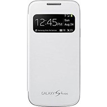 Skygo I9190 Galaxy S4 Mini Orjinal S View Cover Kılıf - Siyah EF-CI919BBEGWW