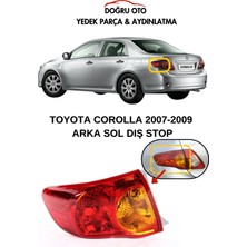 Doğru Oto Toyota Corolla Arka Dış Sol Stop 2007-2009 Model Uyumlu