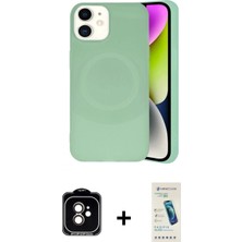 Pileli Store Pilelistore™ iPhone 11 Kılıf Ufuk Serisi - Şeffaf Pasifik Cam Ekran Koruyucu + Pvd Metal Kamera Lens - Tu
