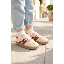 Minibonito Unisex Çoçuk Süet Günlük Kullanım Cırtlı Sneakers
