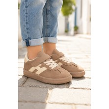Minibonito Unisex Çoçuk Süet Günlük Kullanım Cırtlı Sneakers