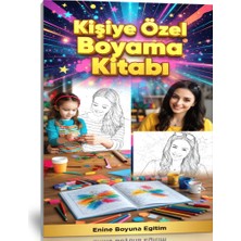 Enine Boyuna Eğitim Kişiye Özel Boyama Kitabı