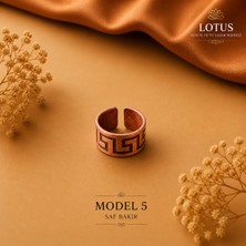 🧡 Premium Saf Bakır Yüzük Koleksiyonu – Ayarlanabilir Vintage & Modern Bakır Yüzük | Lotus Atölye ve İyi Yaşam Merkezi